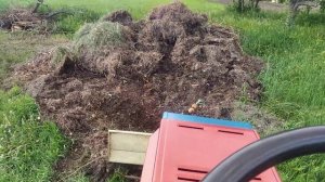 КМЗ-012 Т-012 работа отвалом