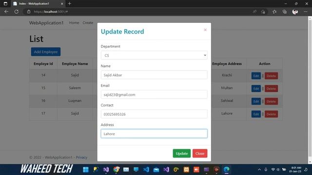 CRUD WITH JQUERY AJAX || ASP.NET CORE MVC || BOOTSTRAP POPUP MODAL || SQL || WITH SOURCE CODE смотреть онлайн