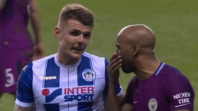 Will Grigg is on Fire!! | Wigan 1-0 Man City | 10-man City Knocked Out! | Emirates FA Cup 2017/18 смотреть онлайн