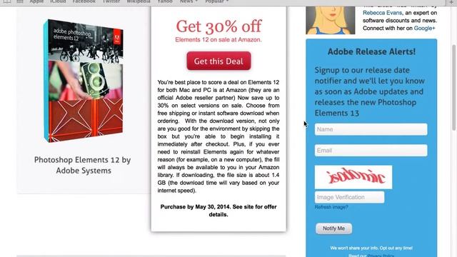 Photoshop Elements 12 - How to use a promotional code from SoftwareVoucher.com смотреть онлайн
