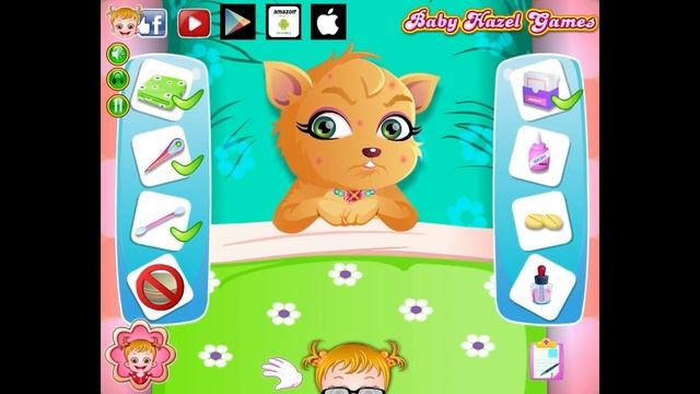 BabyHazelGames | Baby Hazel Pet Hospital 2 | Kids Games To Play смотреть онлайн