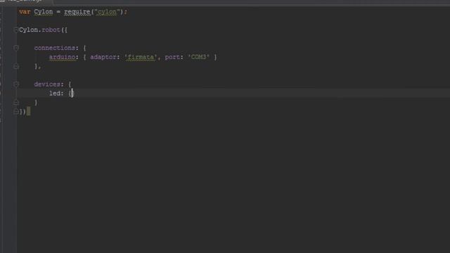 Introduction to Cylon.js - Module 4 - Lesson 2: LED Initialization смотреть онлайн