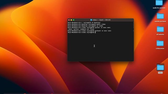 How to open and setup Virtual environment on mac using python || Virtual environment || venv смотреть онлайн