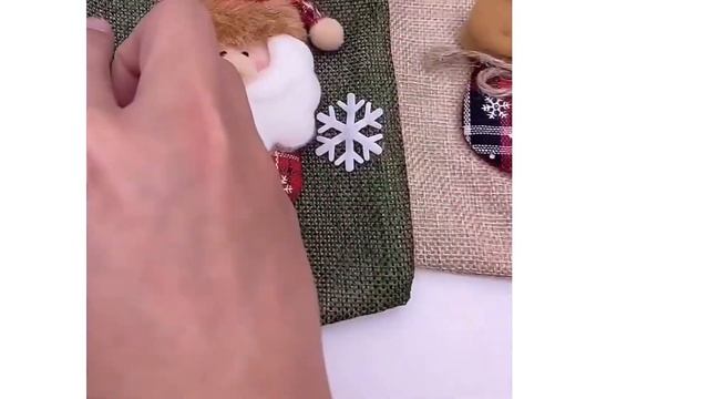 Новогодний декор чехол на бутылку смотреть онлайн