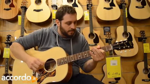 Gibson J35 Antique Natural смотреть онлайн
