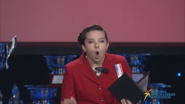 Ella Schnake "Debate Like a Girl" - Program Oral Interpretation Champion - Nationals 2019 смотреть онлайн