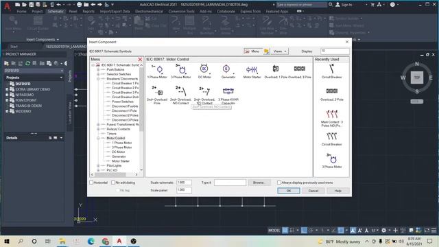 HƯỚNG DẪN VẼ MẠCH KHỞI ĐỘNG TRỰC TIẾP ĐỘNG CƠ KDB 3 PHA TRÊN AUTOCAD ELECTRICAL 2021 смотреть онлайн