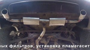 Глушитель Фольксваген Туарег. Насадки на глушитель Фольксваген Туарег.