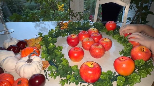 Осенний декор прихожей ? невероятно красивый осенний венок своими руками ? смотреть онлайн