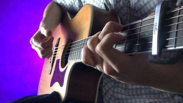 Old Town Road - Lil Nas X. Fingerstyle guitar. смотреть онлайн