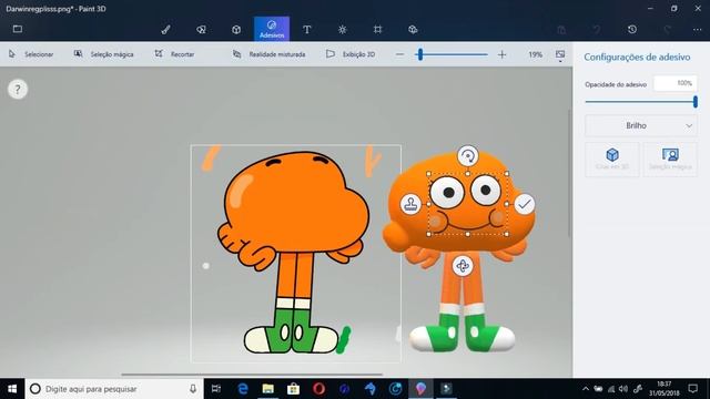 Darwin 3D no Paint 3D #3d #Paint #darwin смотреть онлайн