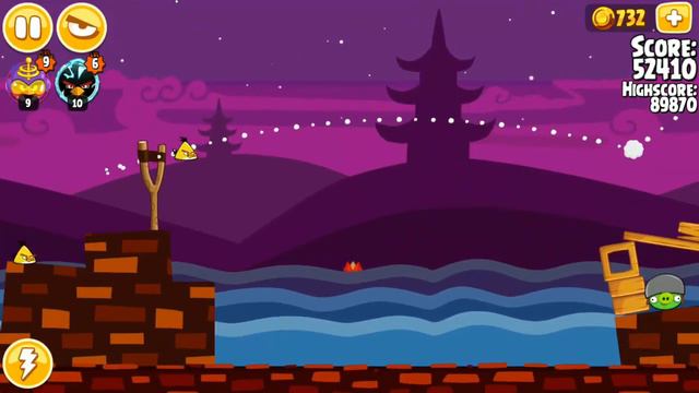 Angry Birds Seasons - Moon Festival - Level 1-7 - 103,710 - World Record! смотреть онлайн