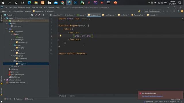 part15 اموزش قسمت props children در react смотреть онлайн