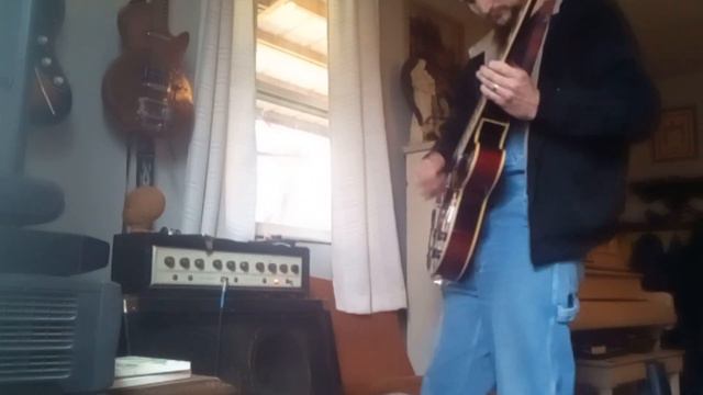 Ibanez AF-75, D'addario flatwound strings, Silvertone 1465, ProCo Rat fuzz, bebop jazz/doom metal? смотреть онлайн