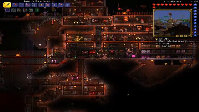 Terraria №96[удачная рыбалка,открытие ящиков и перерабатыватель ] смотреть онлайн
