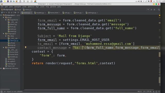 42 Python Web Django Email views اعدادات العرض للبريد الالكتروني смотреть онлайн