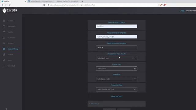 Rave OS Custom Mining Tutorial смотреть онлайн