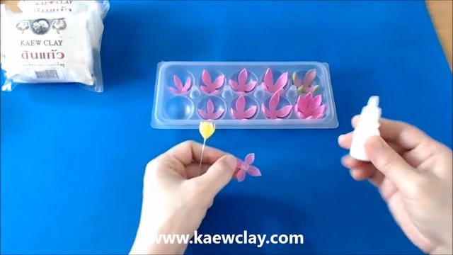 ดอกบัวสาย(ประกอบดอก) How to make WATER LILY flower (doing Petals) смотреть онлайн