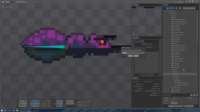 Animating the "Software Bug" enemy for Omni [GameMaker:Studio + Photoshop + Spine] смотреть онлайн