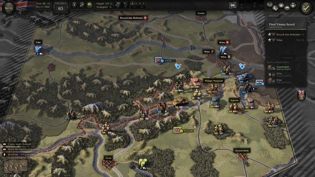 Unity of Command II - Victory in the West - Mission 19 (Alt.) - Final Vienna Award смотреть онлайн