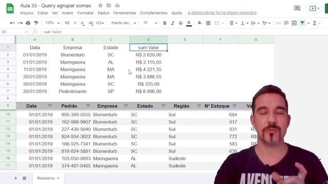 Como AGRUPAR SOMA dentro da QUERY (Sum and Group By) | Planilhas Google смотреть онлайн