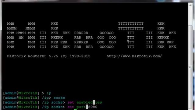 How to enable socks/proxy in mikrotik command line смотреть онлайн