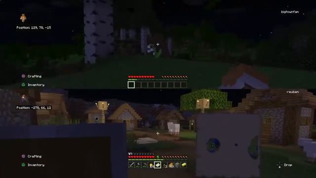 Minecraft 2 Player Splitscreen!! |PS4 NO COMMENTARY|Part 1 смотреть онлайн