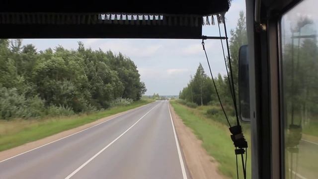 Окрестности села Теряево - по трассе маршрута 23 из Волоколамска смотреть онлайн