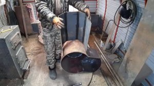 Варим ПЕЧЬ в баню из 530 трубы