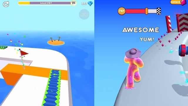 ✅ Satisfying Mobile Games - Sandwich Runner vs Count Masters - Relaxing Gameplay смотреть онлайн