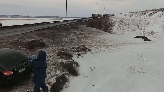 р.Свияга мост. где оставить автотранспорт на рыбалке в Татарии!?