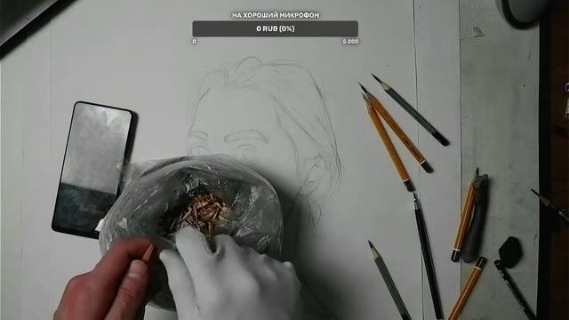 Как нарисовать портрет со сложного ракурса? смотреть онлайн