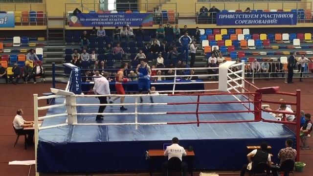 Саадуев Рамазан vs Расул Алиев чемпионат Дагестана по боксу 2017 финал 75кг 2 раунд смотреть онлайн