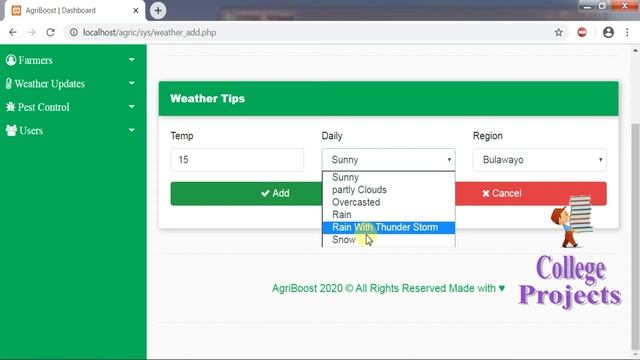 Online Agricultual Management System Project in PHP | MYSQLI | HTML | CSS - College Projects for CS смотреть онлайн