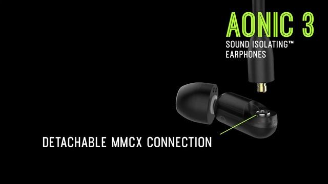 Shure AONIC 3 Sound Isolating Earphones - Exploded View Detail смотреть онлайн