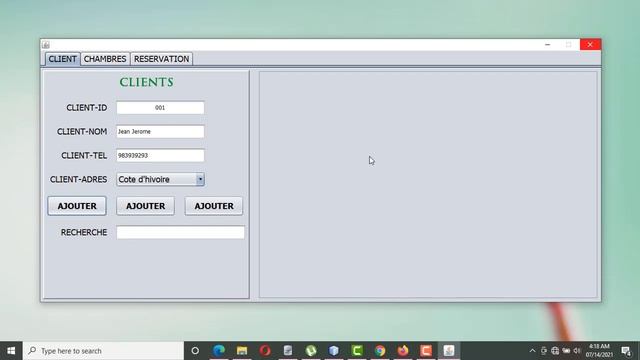 TUTO JAVA SWING : CODER UN LOGICIEL DE GESTION HÔTELLERIE #netbeans #mysql смотреть онлайн