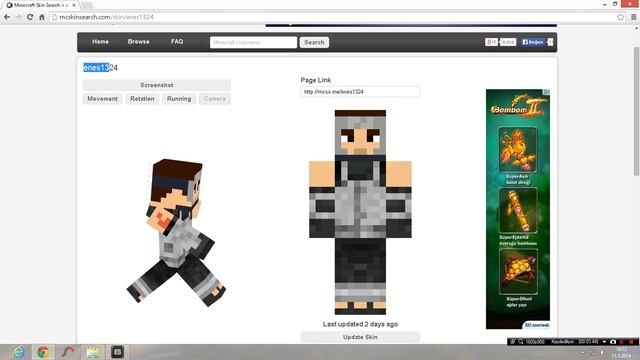 Minecraft Skin Yükleme / Skin Search смотреть онлайн
