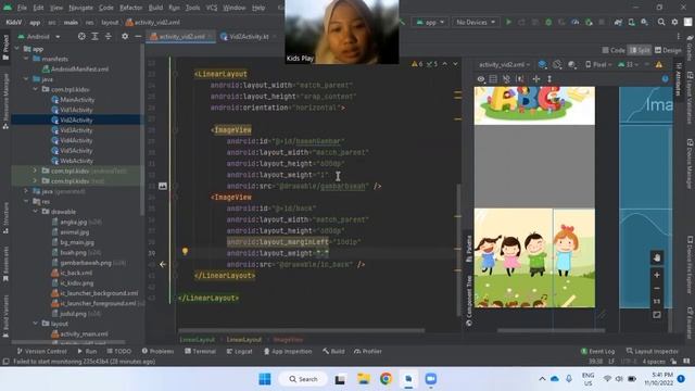 Membuat Aplikasi Media Video View Case "Kids Video" Android Kotlin смотреть онлайн