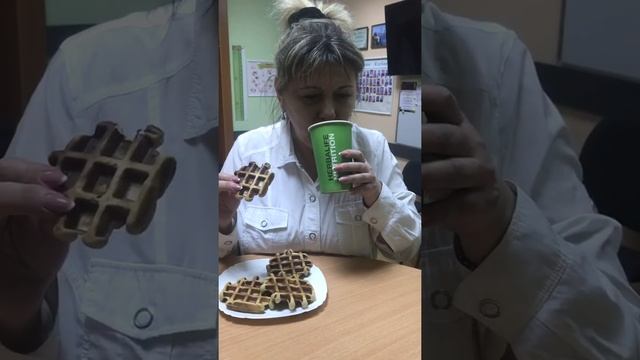 Обалденные вафли за 7мин из продуктов Компании Гербалайф!
