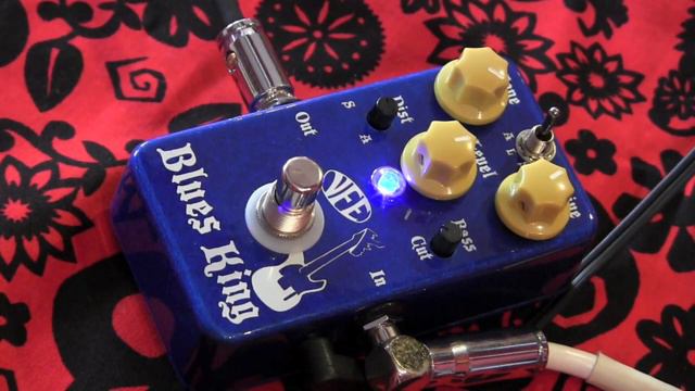 VFE Blues King overdrive guitar effects pedal demo смотреть онлайн