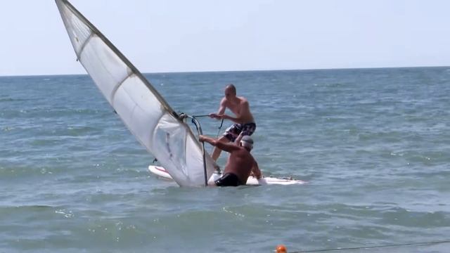 Обучение виндсерфингу. смотреть онлайн