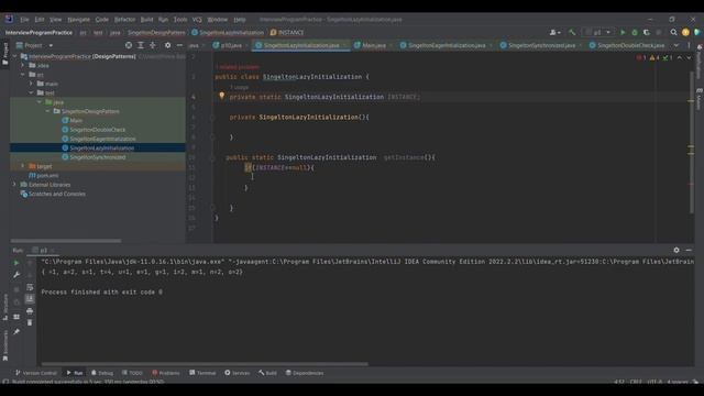 Lecture2. Singleton Design Pattern (Lazy Initialization) смотреть онлайн