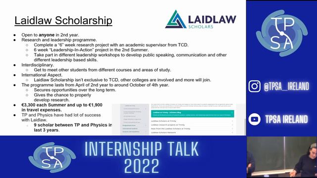 TPSA Internship Talk 2022 смотреть онлайн