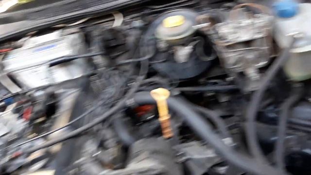 Ауди 80 Б4 с моно на карбюратор ( компоновка)