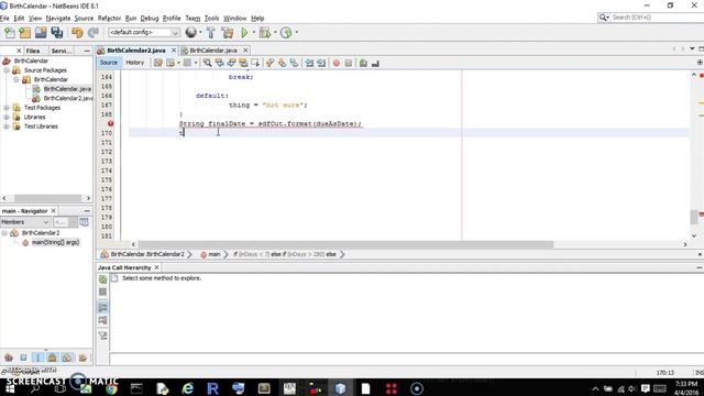 Baby Due Date Prediction Program Java Tutorial Part 2 of 2 смотреть онлайн