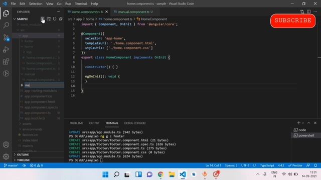 Angular Generate Component Command line & Manual | Angular 12 Tutorial Generate Component смотреть онлайн