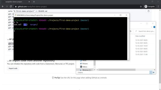 Push Maven Project onto GitHub смотреть онлайн