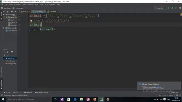 Add Item In a List || Remove Item In a List || Insert Item In a List Python 3 Program (HINDI) смотреть онлайн