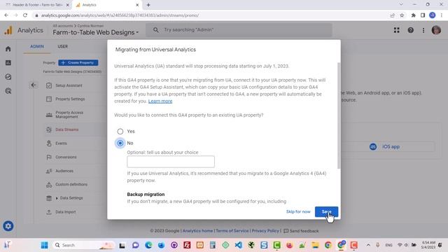 Adding a GA4 Property then add to WordPress site смотреть онлайн