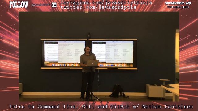 Intro to Command line, Git, and GitHub w/ Nathan Danielsen смотреть онлайн